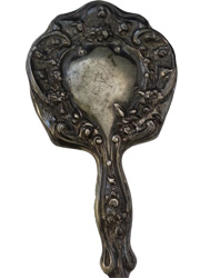 Art Nouveau hand mirror