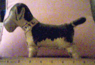 leather toy dog