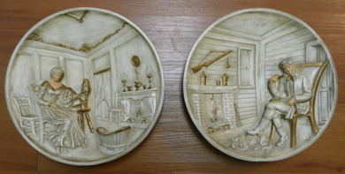 Universal Statuary wall plaques