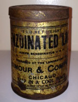 Armour & Company Benzoinated Lard tin