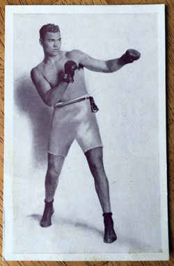 Jack Dempsey's Brodway Restaurant card