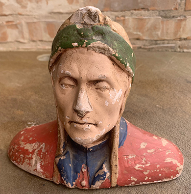 Chalkware Dantes bust